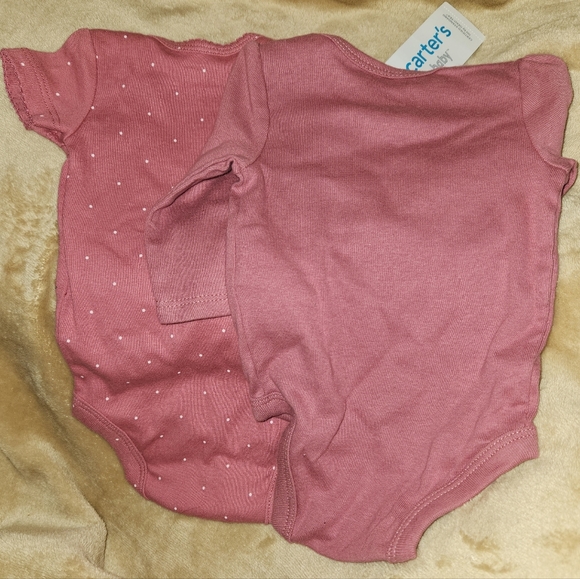 Newborn girls Carter's two-piece onesie set. New with tags! Adorable! Nana! - Picture 6 of 7